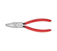 Knipex Pince à gruger le verre noire atramentisée, gainées en plastique 160 mm 91 71 160