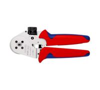 Knipex Pince à sertir 97 52 63 – à quatre points chromée, poignées multimatières, 0,08–2,5 mm²