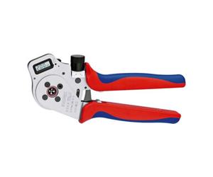 Knipex Pinces à sertir à quatre points pour contacts tournés Knipex Quantité:1