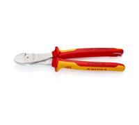 Knipex Pince coupante de côté 74 06 250 T – 250 mm, forte démultiplication, isolée VDE