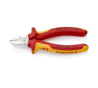 Knipex Pince coupante de côté chromée, isolées par gaines bi-matière, certifiées VDE 140 mm 70 06 140