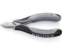 Knipex Pince coupante de côté pour l’électronique 77 42 115 ESD, 115 mm, poignées multimatières