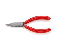 Knipex Pince à becs plats droite 37 21 125, 125 mm – pour électronique et mécanique de précision