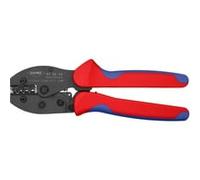 Knipex PreciForce® Pince à sertir brunie, avec gaines bi-matière 220 mm (carte LS/blister) 97 52 34 SB