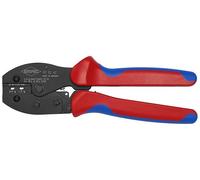 KNIPEX PreciForce Pince à sertir pour connecteurs MC4/MC4 EVO 2 avec gaines en plastique antidérapantes 220 mm, 97 52 42 SB