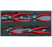 KNIPEX Precision Circlip Snap Ring Pliers Set En Mousse Plateau 6 Pièces