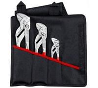 KNIPEX Set de clés à pinces, 3 pièces, Set de pinces