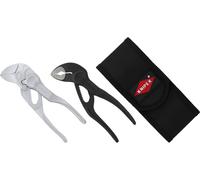 Knipex Set de Pinces Cobra XS et Clef à Pinces XS Pochette pour Ceinture gris/noir universal