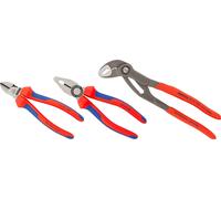 KNIPEX 00 20 09 V01 Set de pinces 1 x 03 02 180, 1 x 70 02 160, 1 x 87 01 250