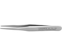 KNIPEX Tools 92 51 02 Pince à épiler en acier inoxydable avec pointes émoussées 7,5 cm