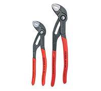 KNIPEX Tools - Lot de 2 pinces Cobra (87 01 180 & 87 01 250) (003120V01US), rouge