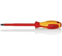 Knipex tournevis cruciforme PH 03 longueur de lame 150mm longueur totale 270mm bruni 2K-Hüllen - 98 24 03