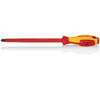 Knipex tournevis cruciforme PH 04 longueur de lame 200mm longueur totale 320mm bruni 2K-Hüllen - 98 24 04