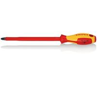 Knipex tournevis cruciforme PZD 04 longueur de lame 200mm Ges-L320mm bruni 2K-Hüllen - 98 25 04