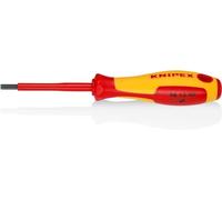 KNIPEX Tournevis pour vis à six pans creux isolées par gaines bi-matière, certifiées VDE 182 mm, 98 13 40
