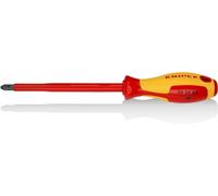Knipex Tournevis pour vis à tête cruciforme Phillips® brunie, poignée isolante bi-matière, certifiée VDE 270 mm 98 24 03