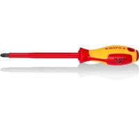 Knipex 98 25 03 98 25 03 VDE Tournevis cruciforme PZ 3 Longueur de la lame: 150 mm DIN EN 60900
