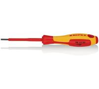 Knipex Tournevis pour vis à six pans creux brunie, poignée isolante bi-matière, certifiée VDE 177 mm 98 13 25