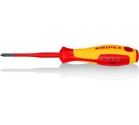 Knipex VDE Tournevis Pozidriv/à fente Taille (tournevis) PH 1 Longueur de la lame: 80 mm