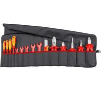 KNIPEX Trousse à outils 15 pièces avec outils isolés, 98 99 13 | Pour travailler sur des installations électriques 805 mm