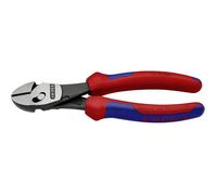 Knipex TwinForce 73 72 180 pour l'atelier Pince coupante diagonale à forte démultiplication avec facette 180 mm