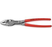 KNIPEX TwinGrip PINCE DE PRÉHENSION FRONTALE ET LATÉRALE gaines PVC anti-dérapantes 250 mm, 82 01 250 SB