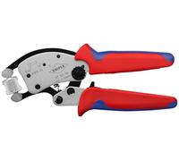 Knipex Twistor16 Pince à sertir auto-ajustable pour embouts de câble avec tête de sertissage rotative, 0,14-16 mm², pince à sertir, 97 53 18