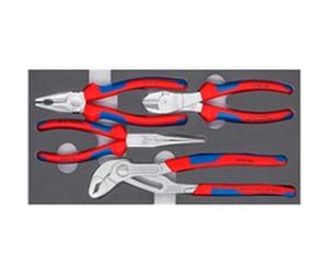 KNIPEX Zangen-Set Basic Chrome 00 20 01 V17, Set de pinces