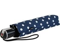 Knirps Grand parapluie pliable Duomatic Bleu Bleu marine-blanc 97 cm