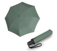 Knirps I.200 Medium Duomatic Petit parapluie de poche avec bouton-poussoir Parapluie automatique compact, léger et résistant aux tempêtes avec pochette, Aloe, veux dire
