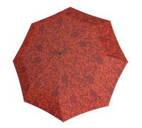 Knirps Medium Duomatic Organic Magma Parapluie Rouge Moderne Polyester Extérieur Pluie Ouverture et Fermeture Automatiques, rouge