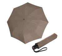 Knirps A.200 Duomatic Parapluie coupe-vent pour adultes - Ouverture automatique et fermeture automatique - Auvent de 98,8 cm, étui de voyage inclus, Fontaine Terre, 38.5 inches, A.200