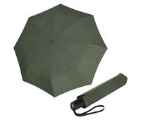 Knirps A.200 Duomatic Parapluie de poche compact et résistant aux tempêtes Testé en soufflerie Taille M, Fontaine Olive