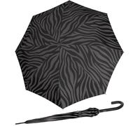 Knirps Parapluie automatique A.760 pour femme, Noir zèbre, 105 cm