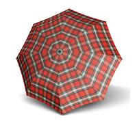 Knirps parapluie Business Line Fiber T2 Duomatic Check Red rouge