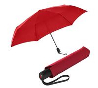 Knirps Parapluie de poche A.200 Medium Duomatic - Compact et résistant aux tempêtes - Testé en soufflerie - Rouge