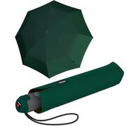 Knirps Parapluie de poche E.200 Medium Duomatic, Vert foncé/vert foncé, 98 cm