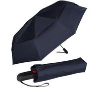 Knirps Parapluie de poche Fiber Xtreme Big Duomatic - Taille XXL - 120 cm, bleu marine, 120 cm, Parapluie de poche automatique