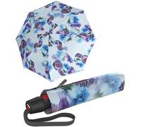 Knirps Parapluie de poche T.200 Duomatic - stable et résistant à la tempête - shanghai, Blooming, 98 cm, Parapluie de poche automatique
