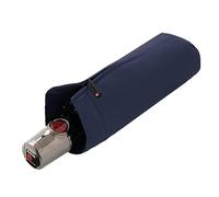 Knirps Parapluie de poche T Duomatic Black Edition - Pliable - Résistant aux tempêtes - S'allume automatiquement - Coupe-vent, bleu marine, T.100