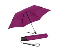 Knirps Parapluie de poche Ultra U.200 Medium Duomatic - ouverture et fermeture automatique - résistant aux tempêtes - coupe-vent - Berry