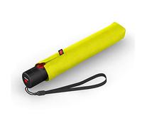 Knirps Parapluie de poche Ultra U.200 Medium Duomatic, ouverture/fermeture auto, coupe-vent, jaune