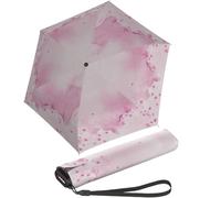 Knirps Parapluie de poche Ultra US.050 Slim Manual - Ultra léger et plat - Résistant aux tempêtes - Coupe-vent - 21 cm, sakura romance, 90 cm