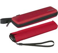 Knirps Parapluie de poche Ultra US.050 Slim Manual - Ultra léger et plat - Résistant aux tempêtes - Coupe-vent - 21 cm, parler avec le cas, 90 cm, Parapluie de poche Super Mini