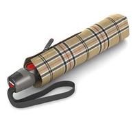 Knirps - Parapluie pliant T200 Medium Duomatic - check beige - 8938 Multicolore G
