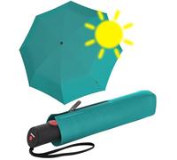 Knirps parapluie T.205 Duomatic UV Protection Aqua bleu clair