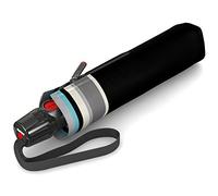 Knirps T.200 Medium Duomatic Grace Black Parapluie Canne, 94 cm, Noir (Black)