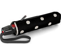 Knirps T.200 Medium Duomatic Parapluie Pliant, 28 cm, Noir (Dot Art Black)