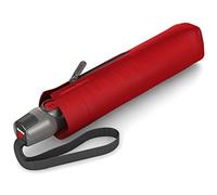 Knirps T.200 Medium Duomatic Parapluie Pliant, 28 cm, Rouge (Red) | Petit parapluie ouverture fermeture automatique, toile 98cm de grand parapluie résistant vent fort 140km/h, Femme