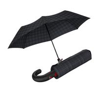 Knirps T.260 Medium Duomatic Crook Handle Men's Prints Check